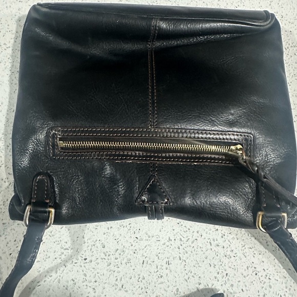 Vintage DOONEY & BOURKE Florentine Medium Toggle Crossbody bag purse Black - Picture 8 of 9